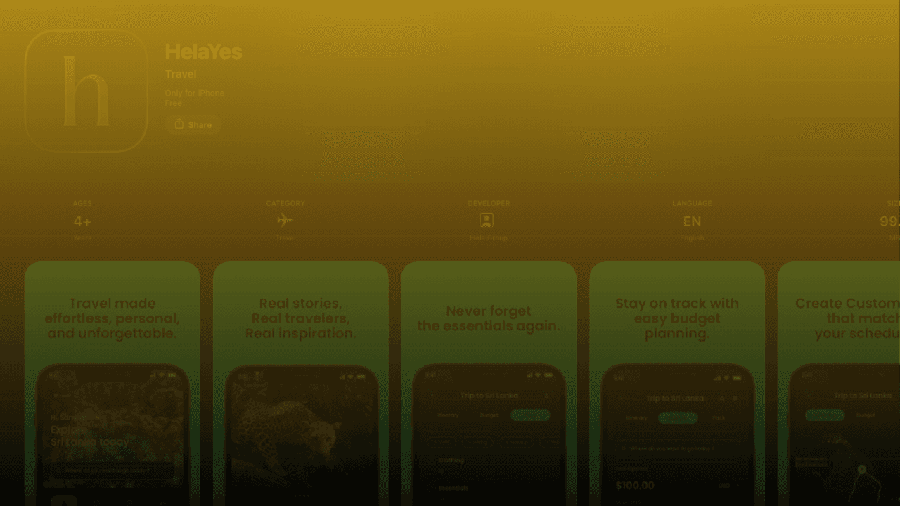 HelaYes banner image