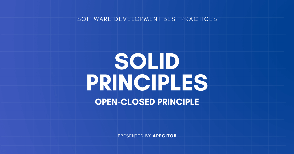 Open-Closed Principle (OCP) – Let’s make it easy to understand cover image